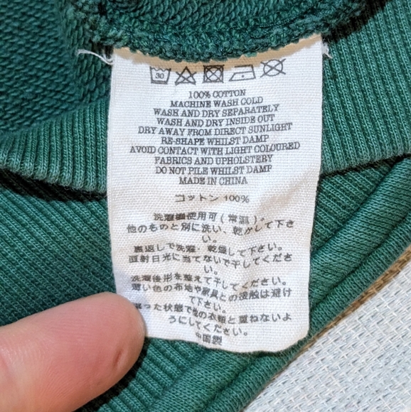 YMC Pocket Quarter Zip Sweater mens M - Picture 11 of 11